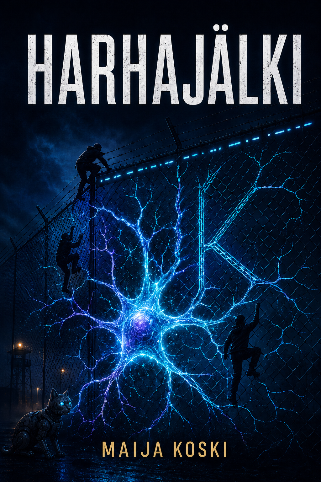 Harhajälki-kirjan kansi